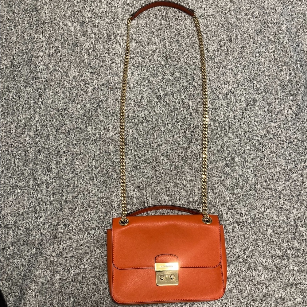 Michael Kors Brandi Medium Saffiano Leather Shoulder/Crossbody Bag